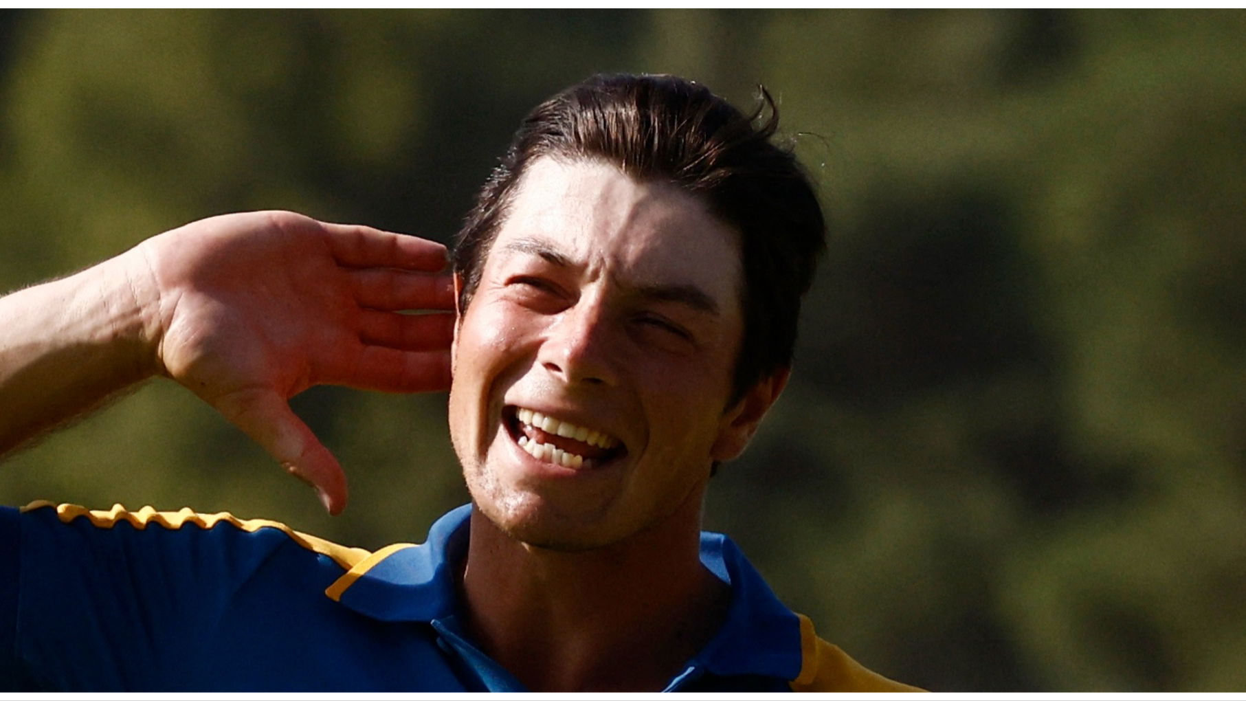 Viktor Hovland laughs like a maniac then destroys golf reporter: "Suck it!"
